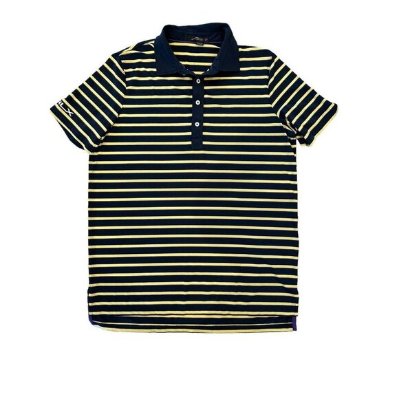 RLX Ralph Lauren Other - Ralph Lauren RLX Shirt Polo Striped Blue Yellow Purple Size Large Golf Soft